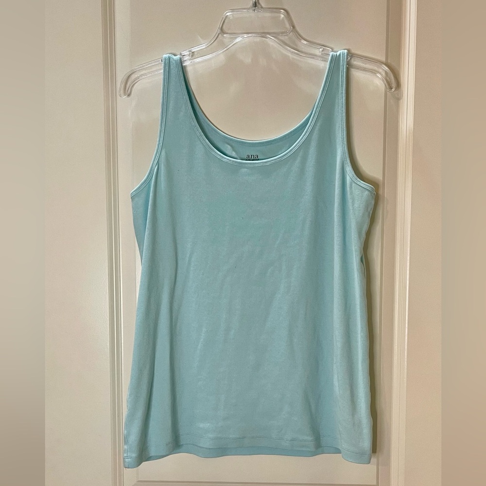 Sky Blue Women's Tank Top with Stretch Lightweight Size XXL